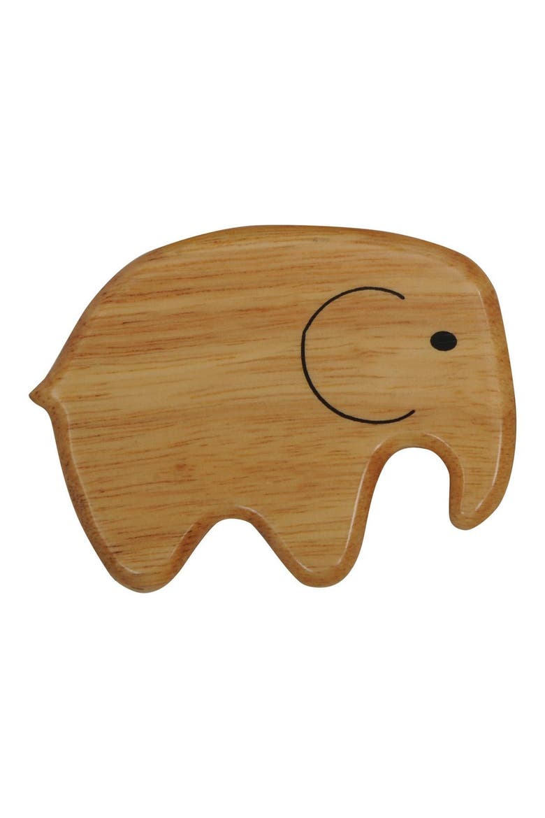 Soft Sounds 4 Wooden Animal Shakers, Alternate, color, Beige