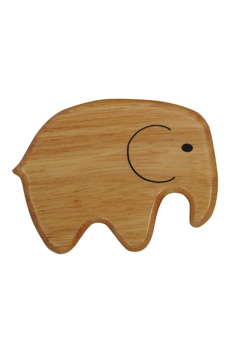 Kaplan Early Learning Company Soft Sounds 4 Wooden Animal Shakers, Alternate, color, Beige