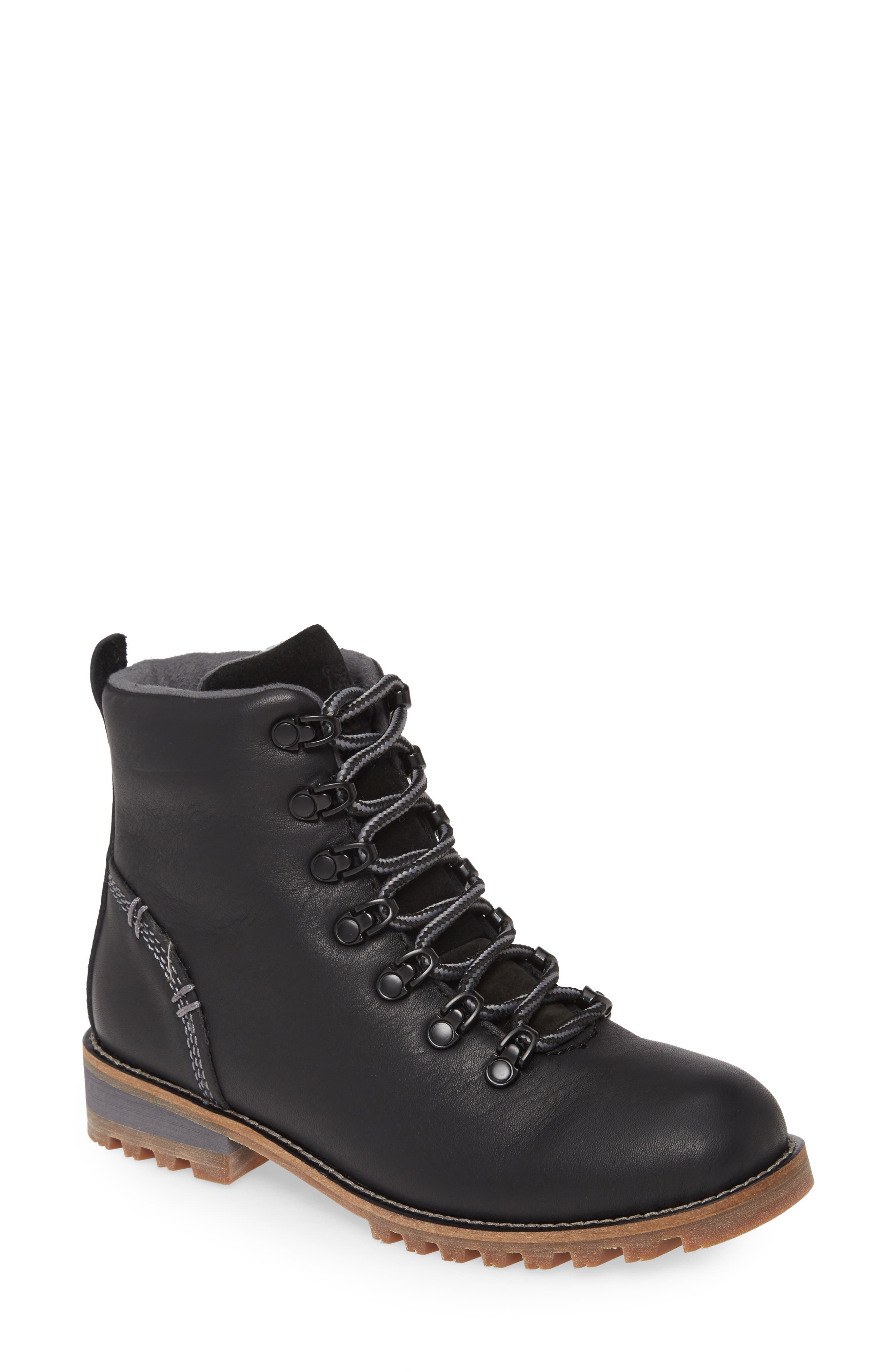 Fernie Waterproof Insulated Boot, Main, color, BLACK LEATHER