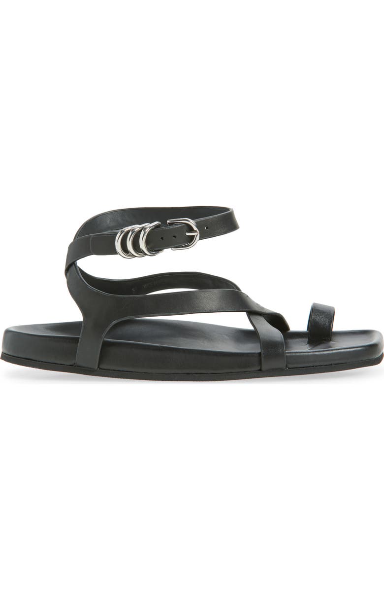 rag & bone Rue Ankle Strap Sandal, Alternate, color, Black