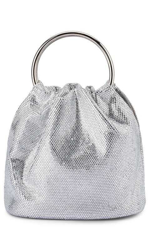 Mabel Crystal Top Handle Clutch