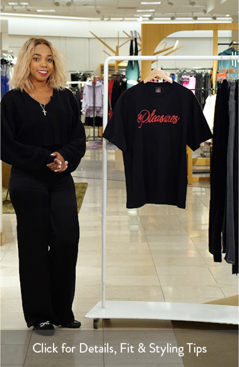 Scrawl Cotton Graphic T-Shirt, sales video thumbnail