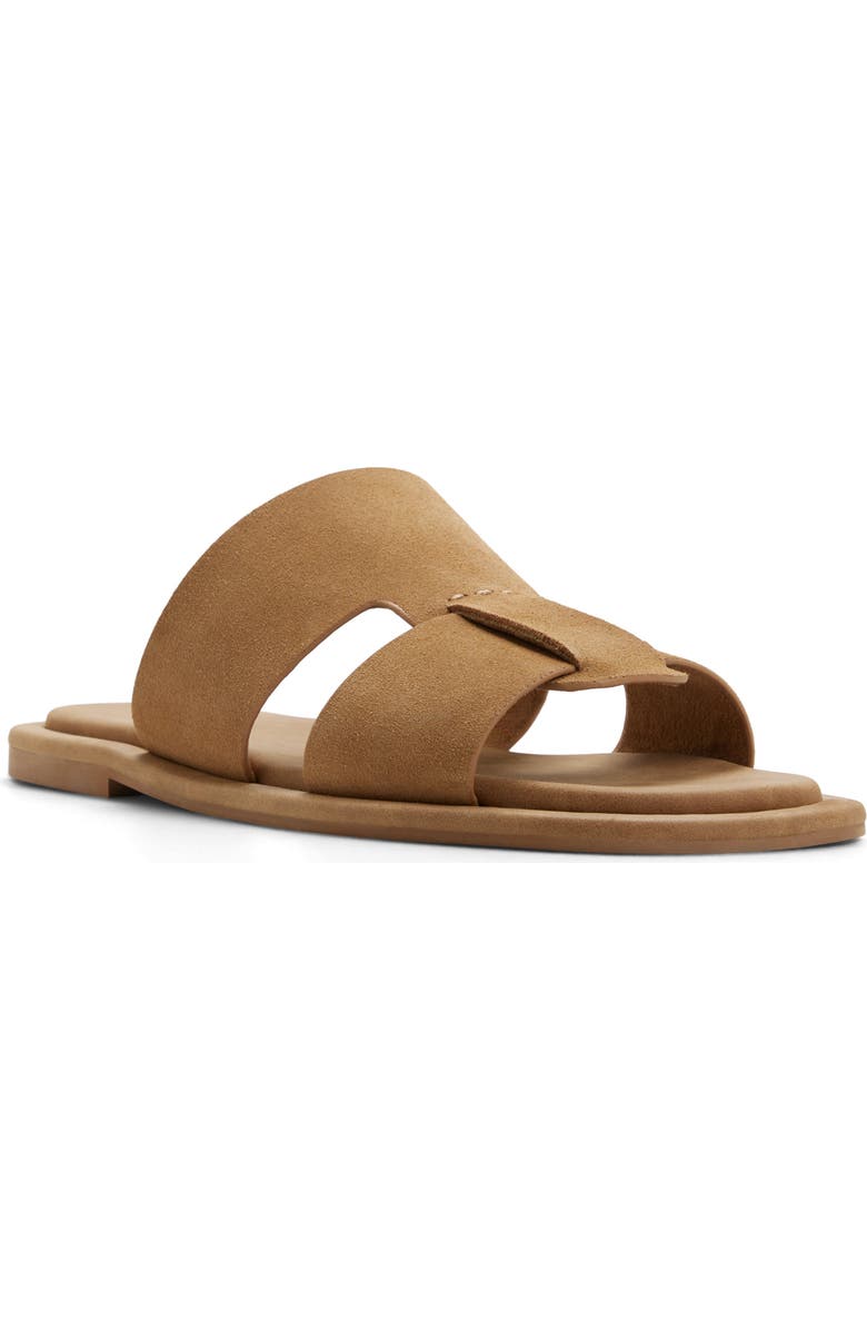 ALDO Josep Slide Sandal, Main, color, Tan Suede
