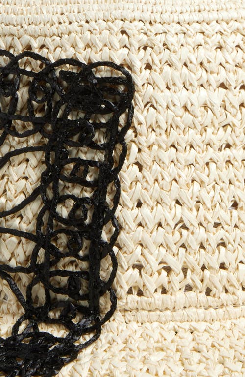 Gigi Burris Millinery Maeve Straw Crochet Bucket Hat