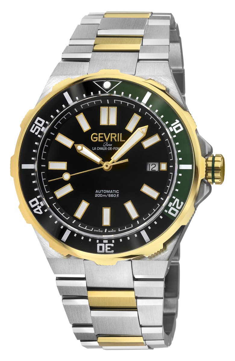 GEVRIL Ticonic 316L Bracelet Watch, Main, color,