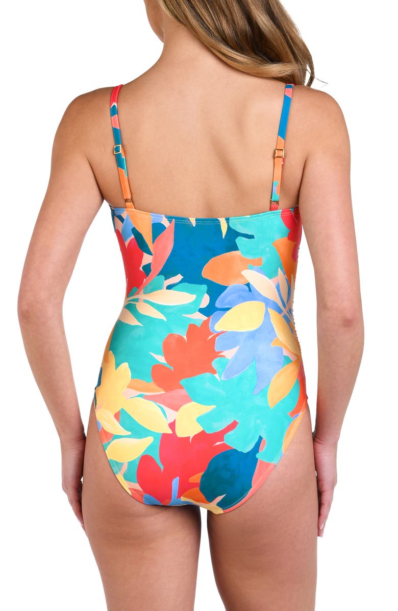 La Blanca Fantasy Resort One-Piece Swimsuit, Alternate, color, Multi