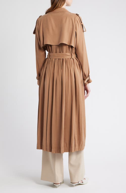 Dra Hayden Trench Coat In Brown