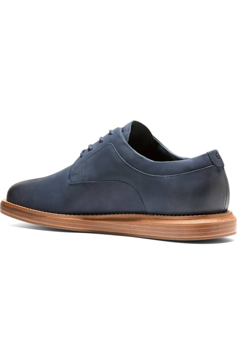 Cole Haan Grand Neoclassic Plain Toe Derby, Alternate, color, Navy Blazer Nubuck / Italian