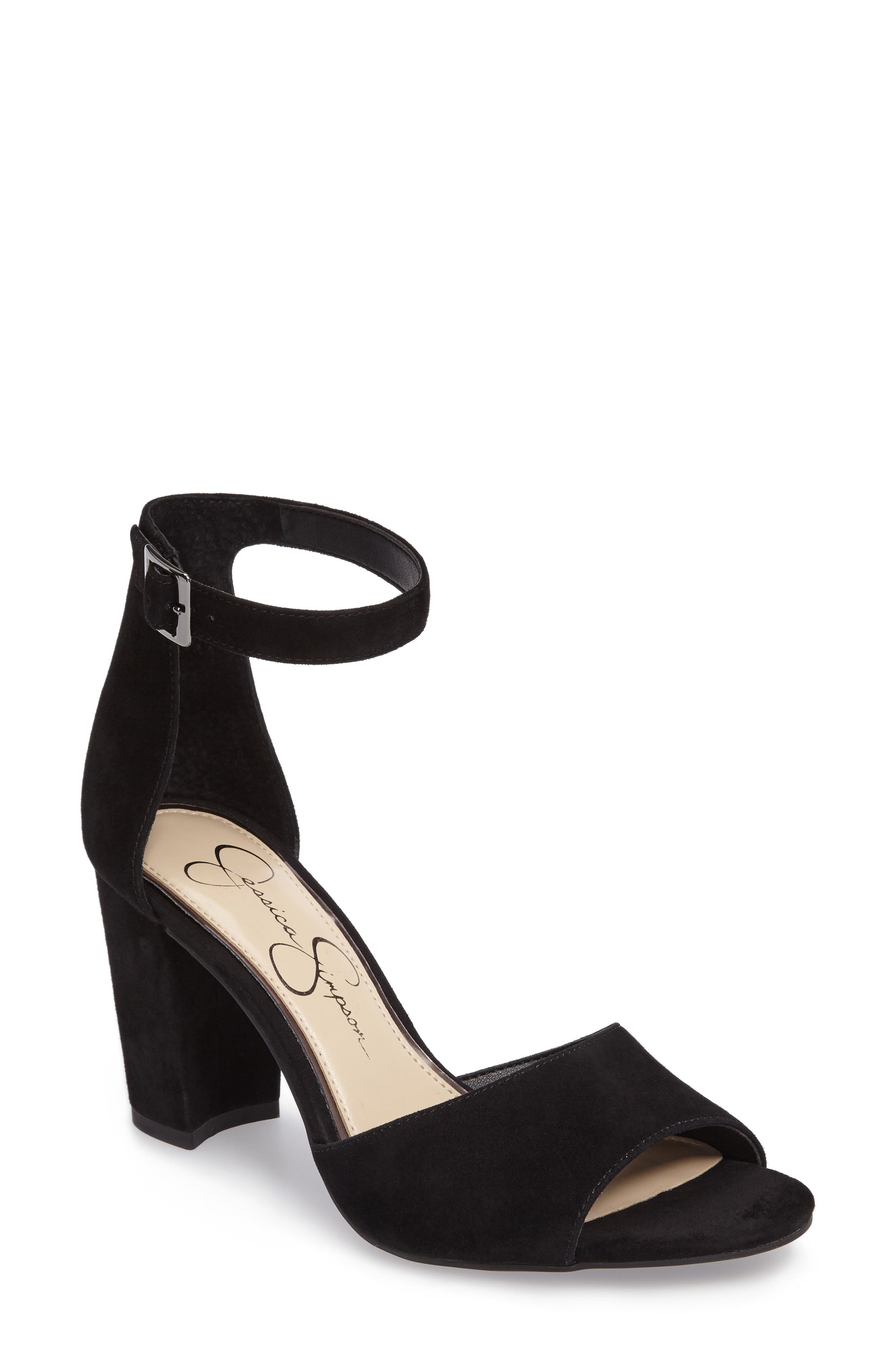 Sherron Sandal, Main, color, BLACK