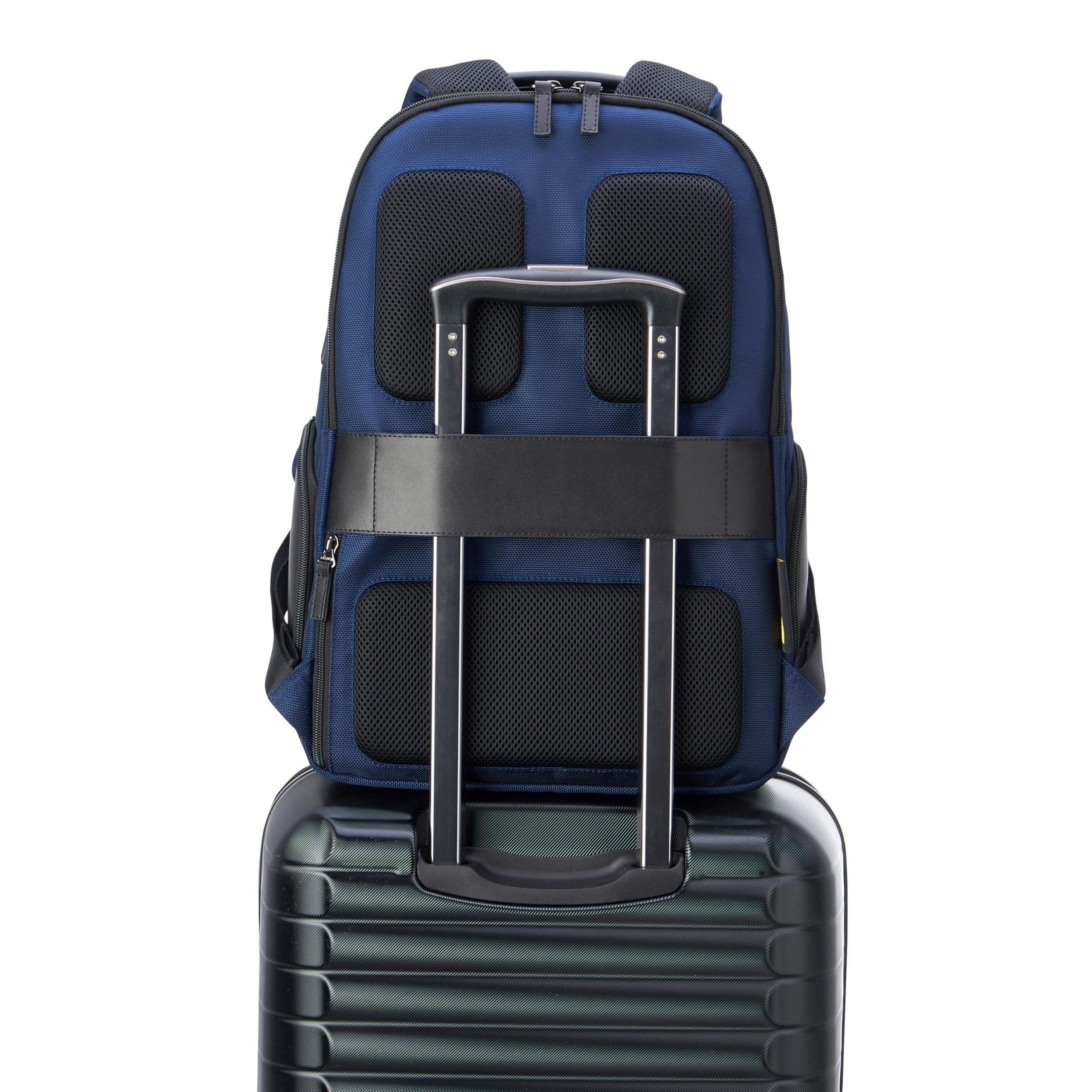 Wagram Laptop Travel Backpack with 15.6" Laptop Sleeve, Alternate, color, Navy