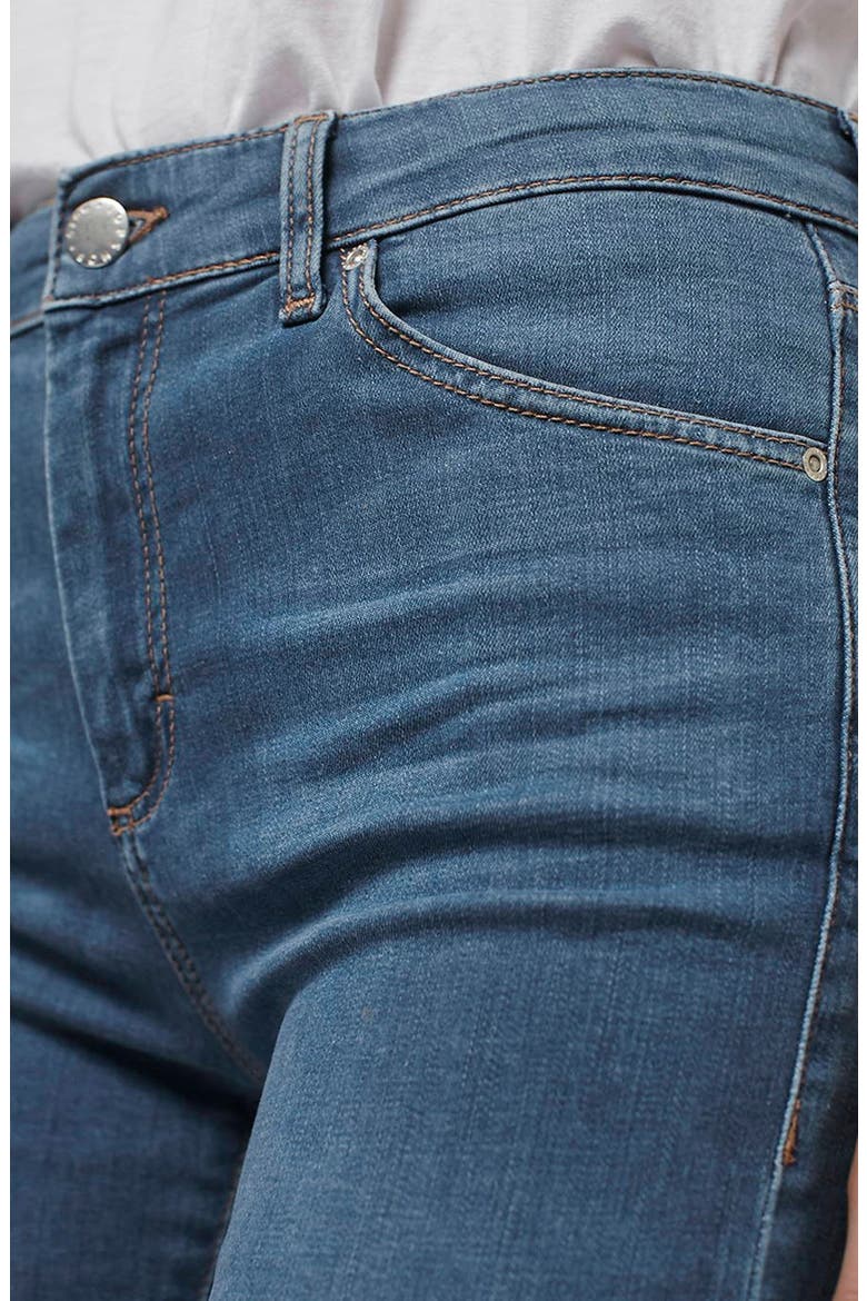 Leigh Ripped Skinny Jeans, Alternate, color, MID DENIM