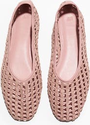 H&M Straw Ballet Flats