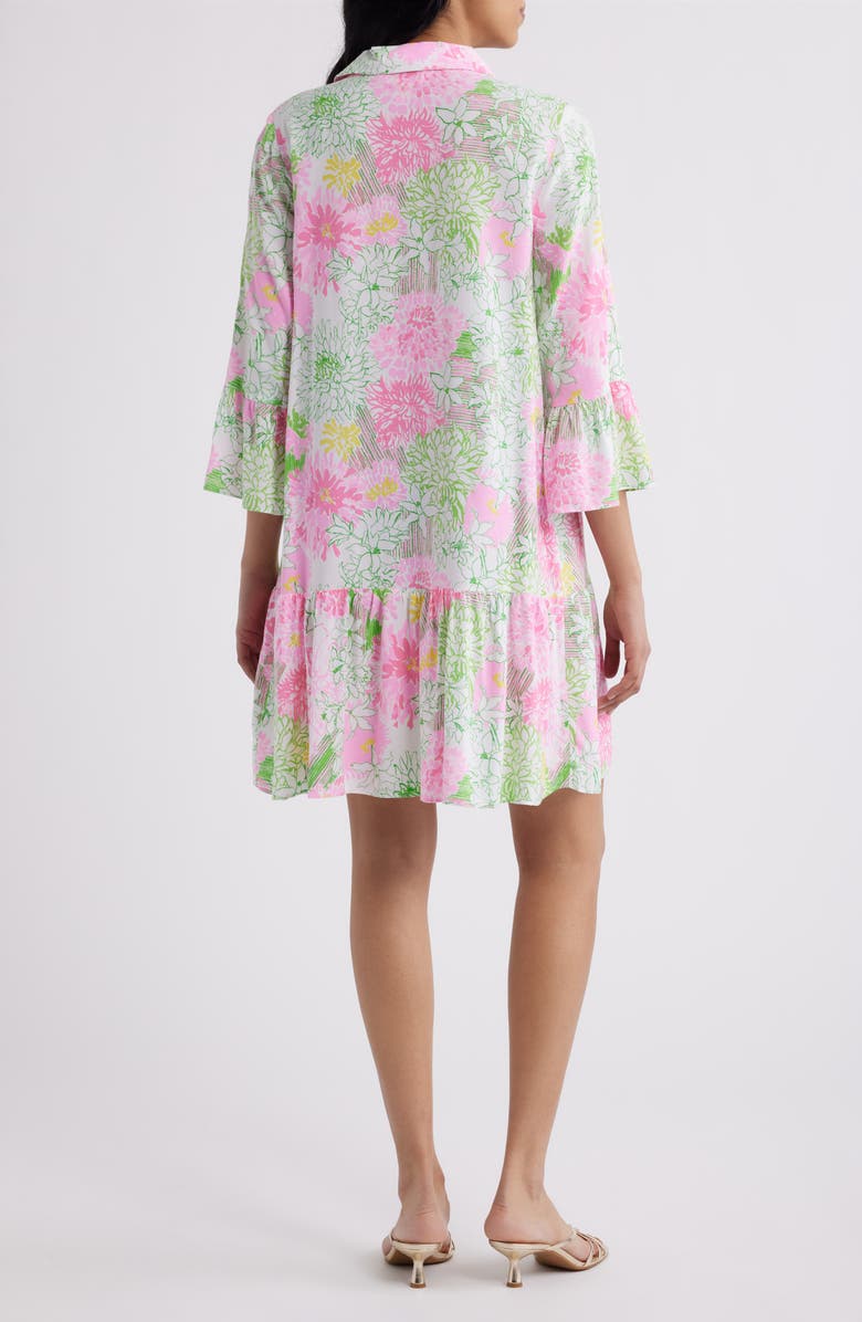 Lilly Pulitzer<sup>®</sup> Rayanna Floral Print Tunic Dress, Alternate, color, Resort White Mum Patch