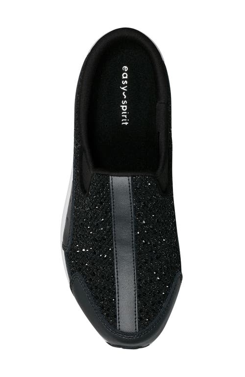 Easy Spirit Travel Sparkle Clog In Black