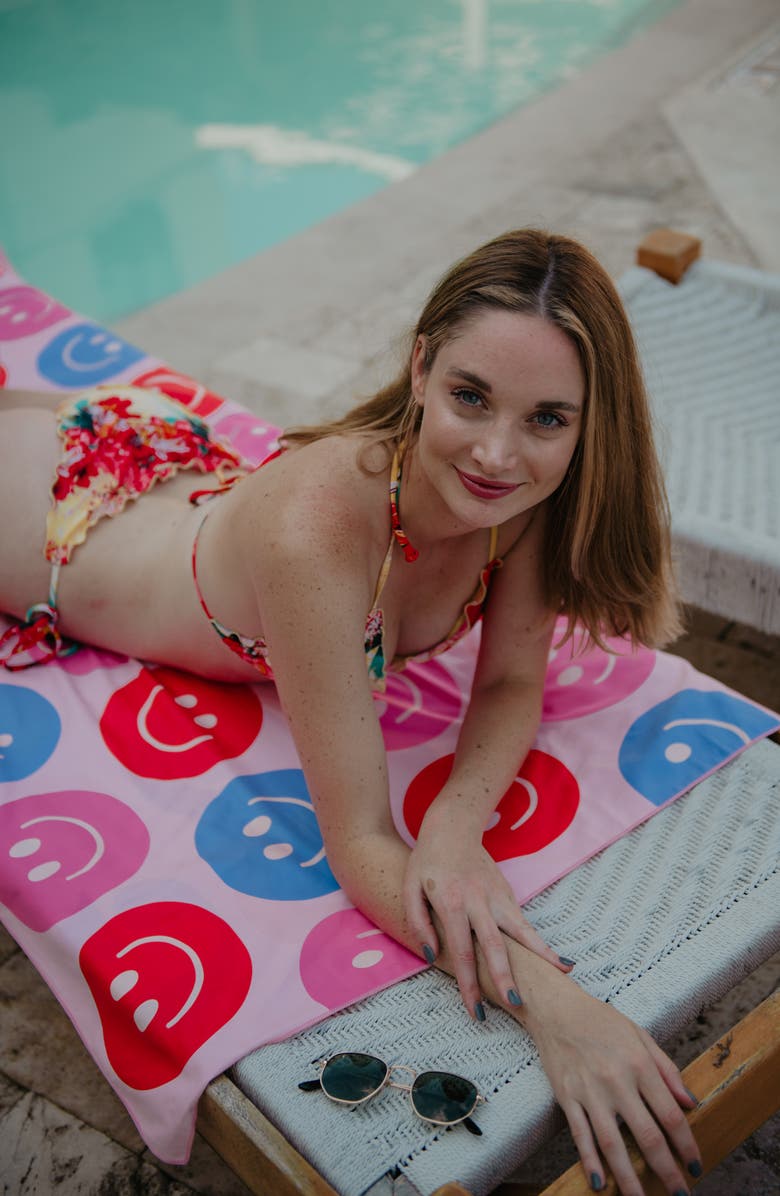 Katydid Happy Good Vibes Towel, Alternate, color,