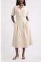 selected Tan Shore-White Cora Stripe