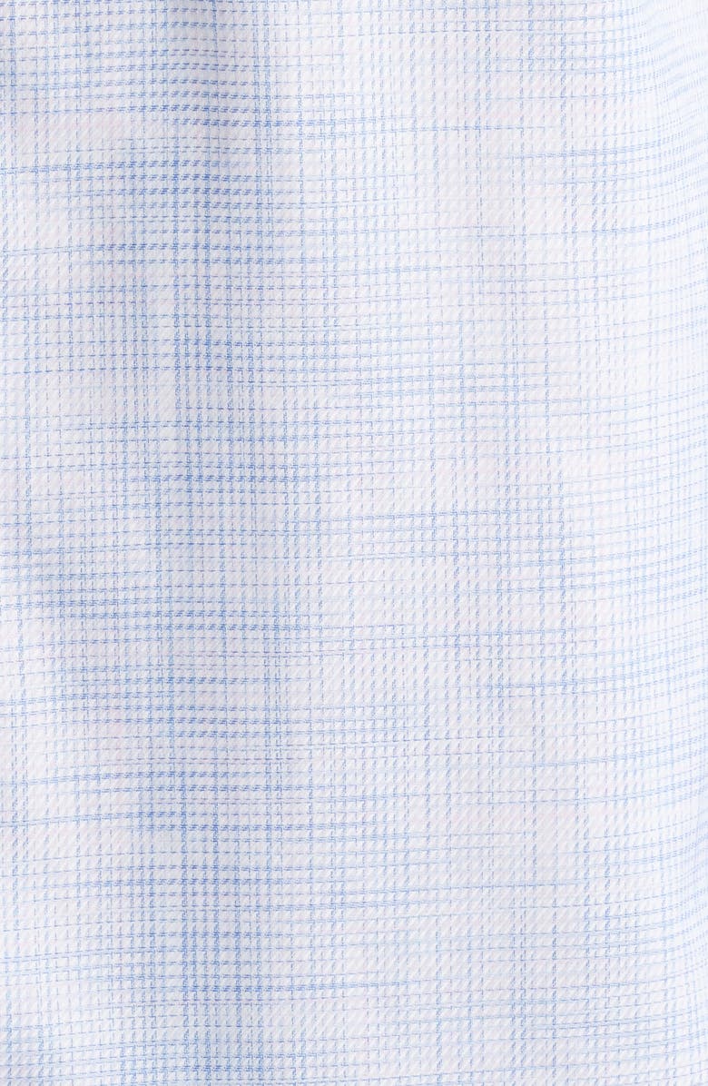 Johnston & Murphy Cross Hatch Cotton Dobby Button-Up Shirt, Alternate, color, 