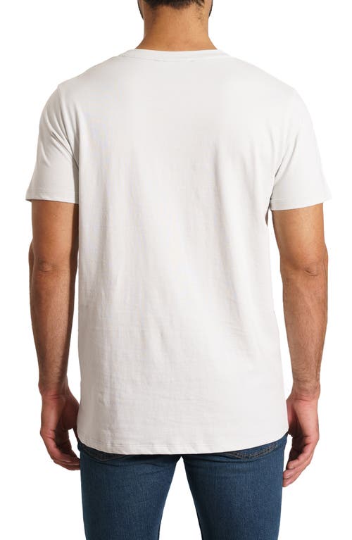 Jared Lang Solid T-shirt In Barely Blue