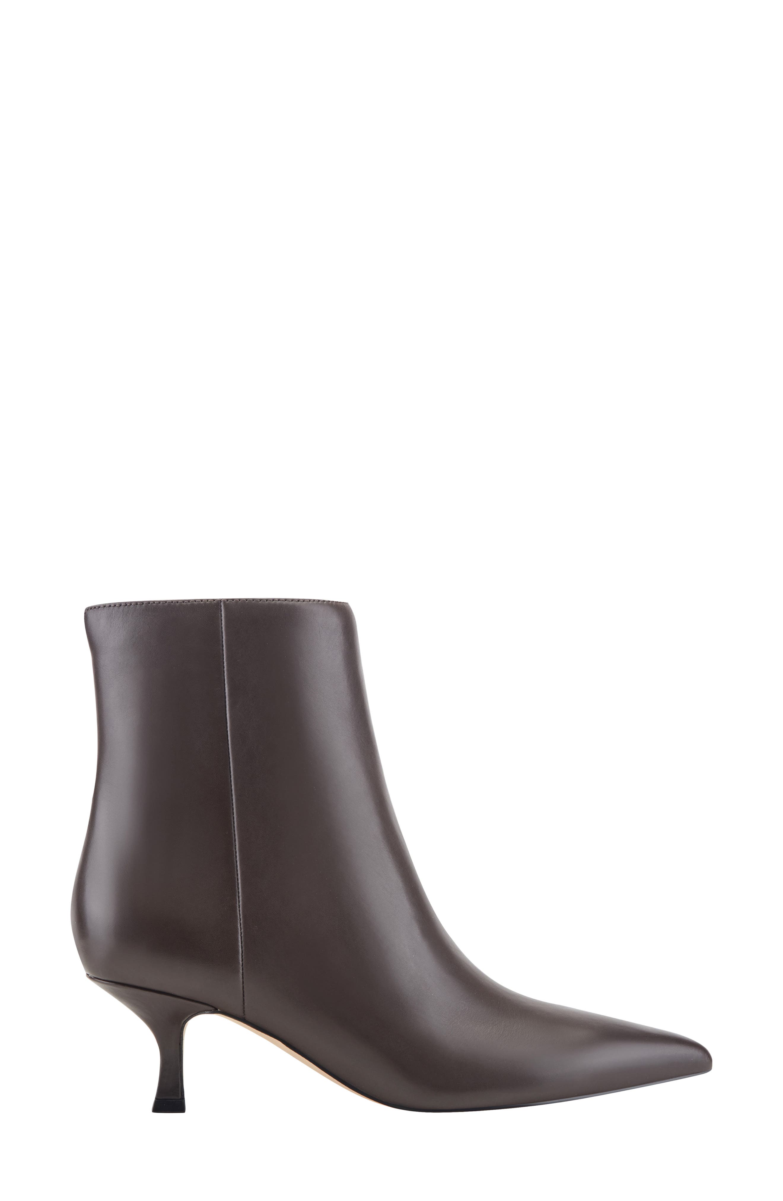 Francy Kitten Heel Bootie, Alternate, color, DARK BROWN 200