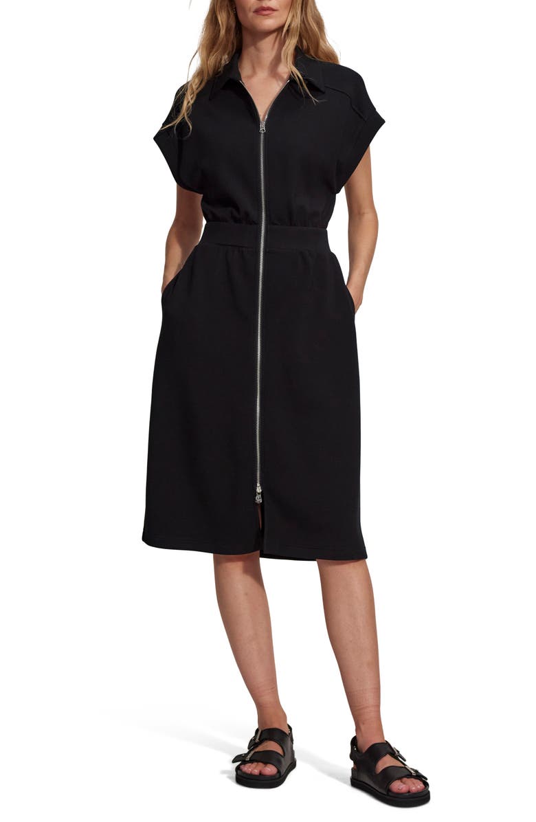 Varley Louisa Zip Front Dress, Main, color,