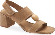 Pedro Garcia Uriana Leather Block Heel Sandal