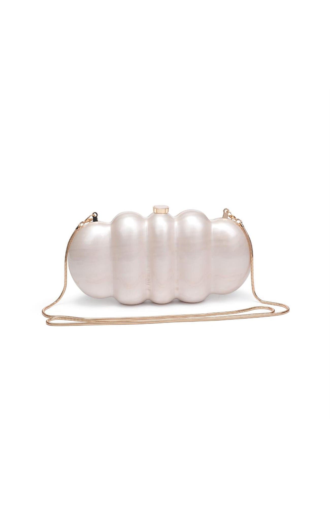 Myla Evening Bag, Alternate, color, Cream