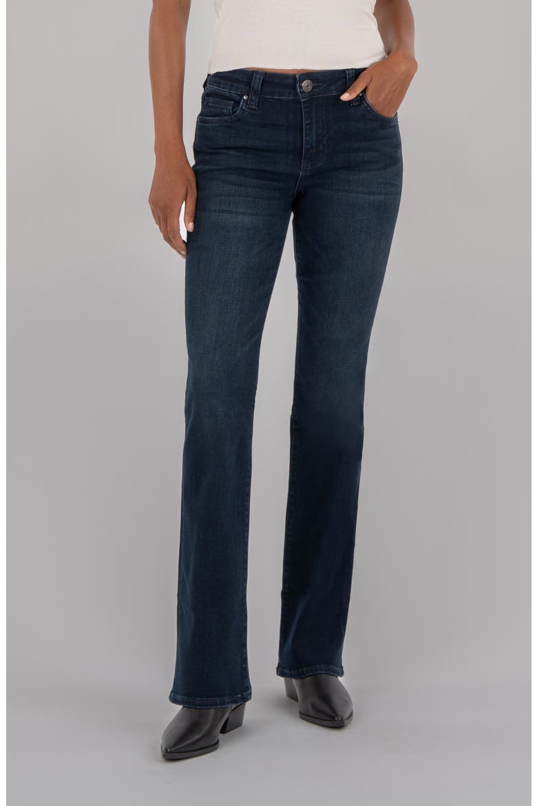 Natalie Mid Rise Flare Jeans, Main, color, LEADING
