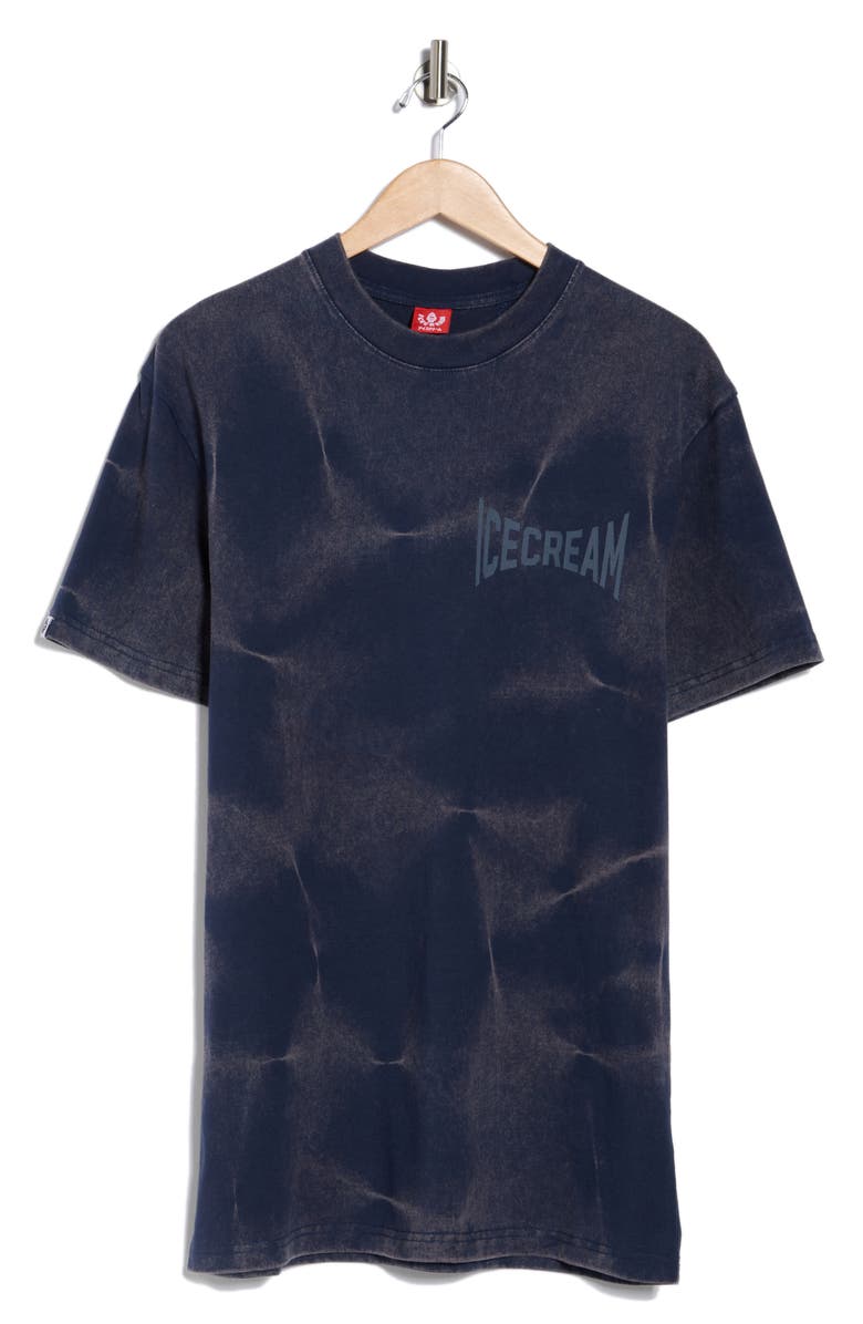 ICECREAM Wrestle Cotton Jersey Graphic T-Shirt, Alternate, color, Navy Blazer