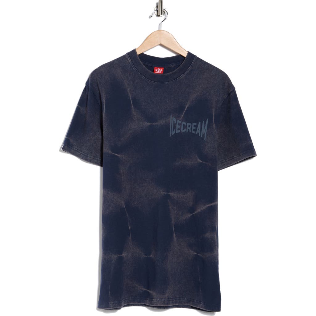 Icecream Wrestle Cotton Jersey Graphic T-shirt In Blue