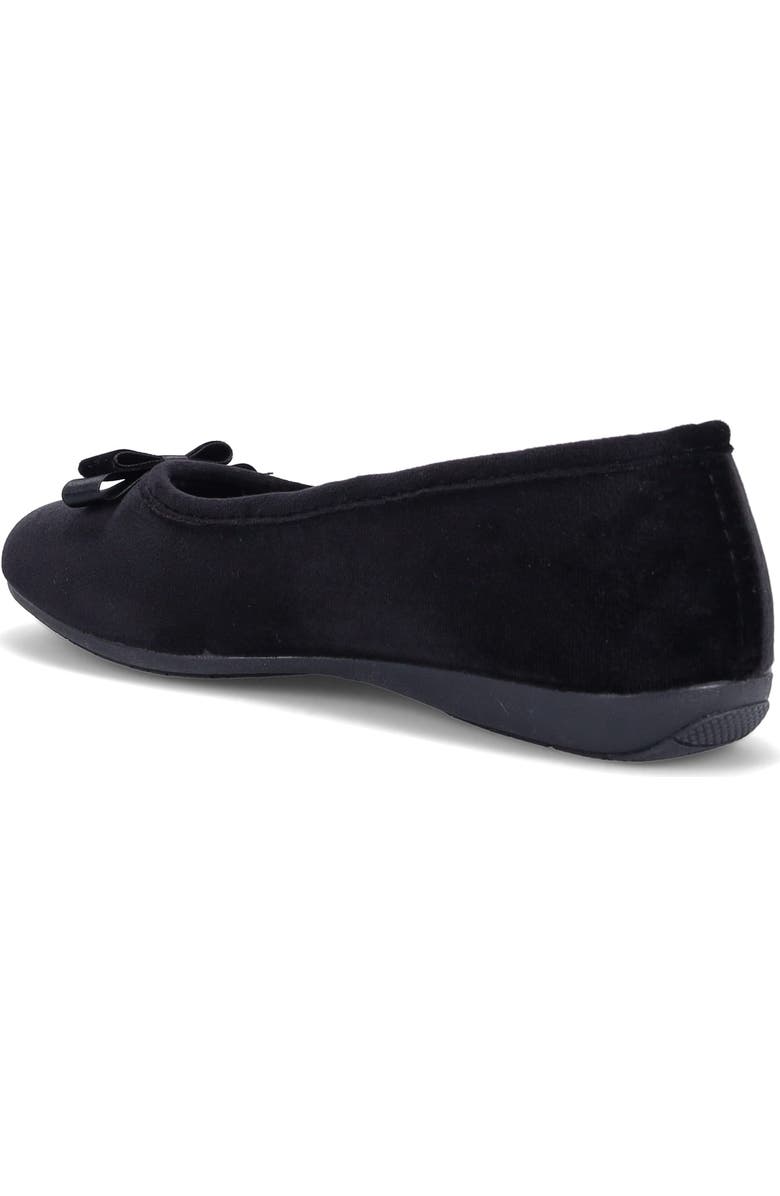 Ron White Tulip Ballet Flat, Alternate, color, Onyx