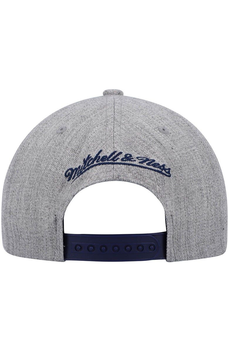 Mitchell & Ness Men's Mitchell & Ness Heathered Gray New Jersey Nets Hardwood Classics Team 2.0 Snapback Hat, Alternate, color, Heather Gray