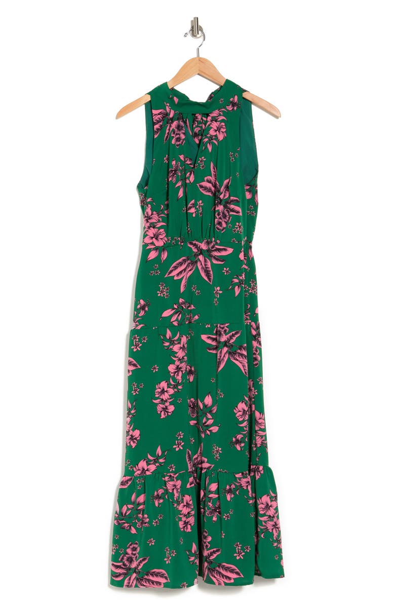 Sam Edelman Halter Neck Tiered Maxi Dress, Alternate, color, 