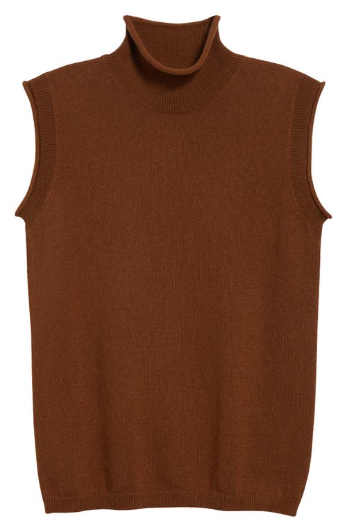 Veronica Beard Mahalia Cashmere Sweater Tank In Whisky