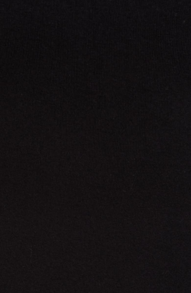 Good American Slit Neck Sweater Bodysuit, Alternate, color, Black001