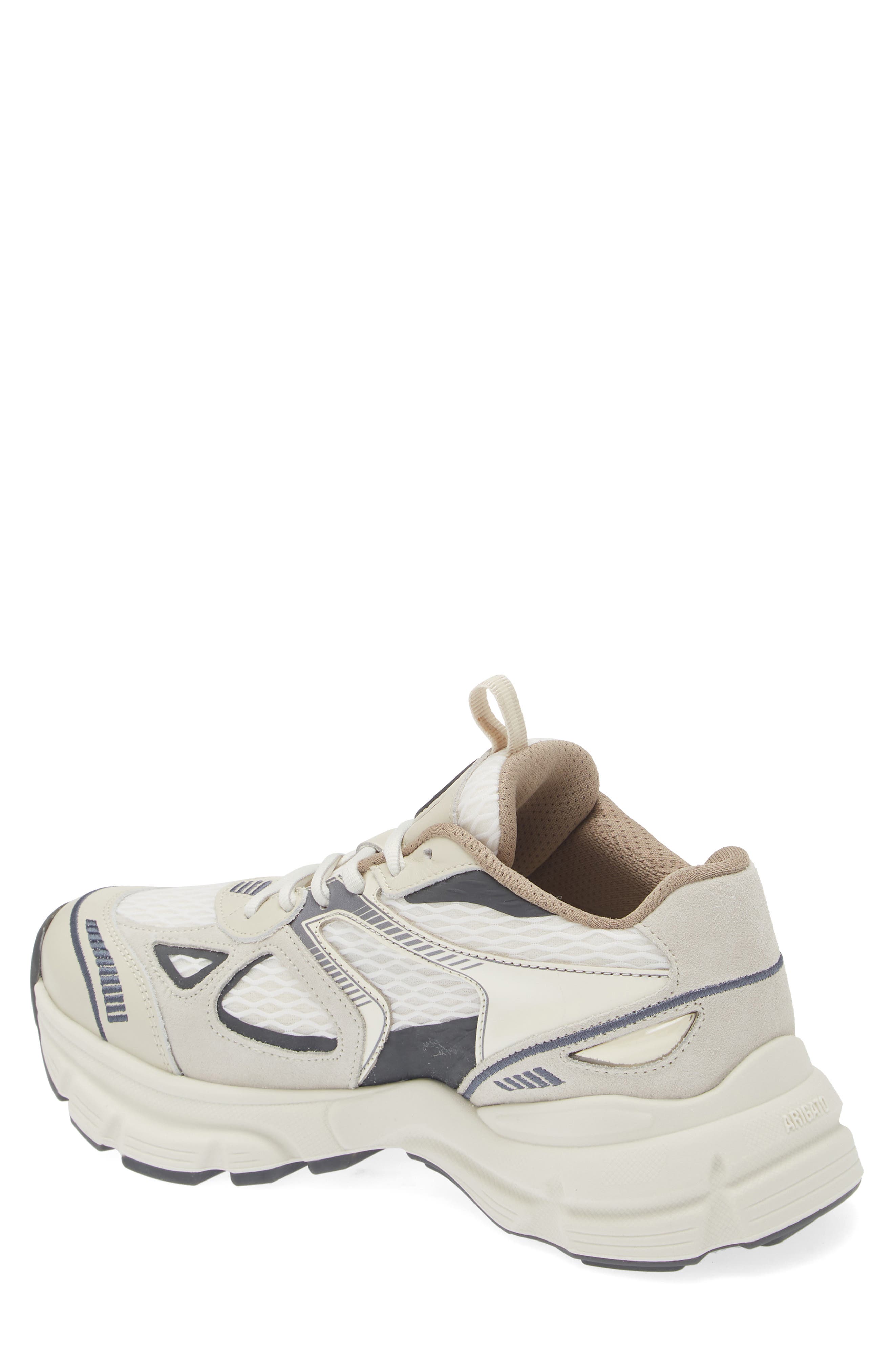 Marathon Runner Sneaker, Alternate, color, BEIGE / DARK GREY