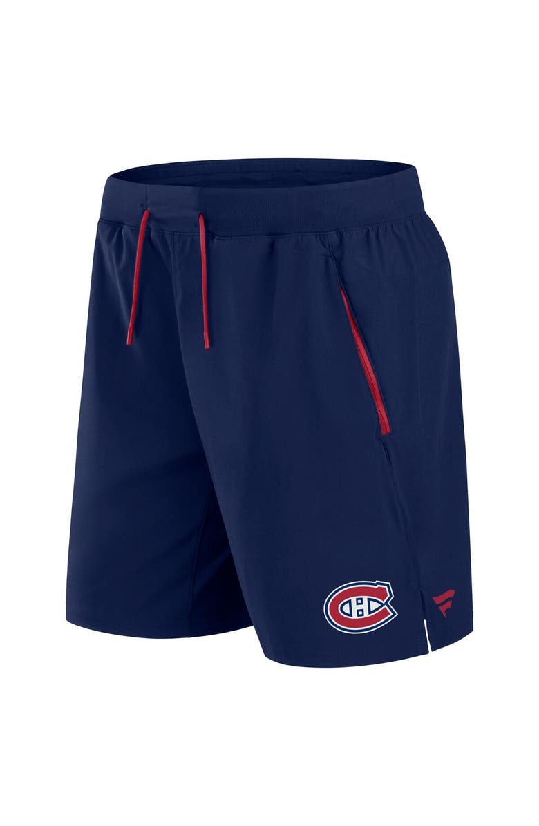 FANATICS Men's Fanatics Navy Montreal Canadiens Authentic Pro Rink Performance Shorts, Alternate, color, Navy