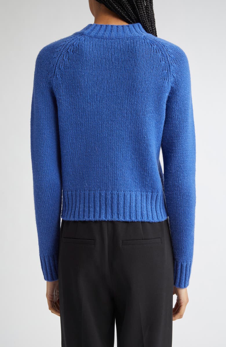 Raglan Sleeve Wool & Cashmere Crewneck Sweater