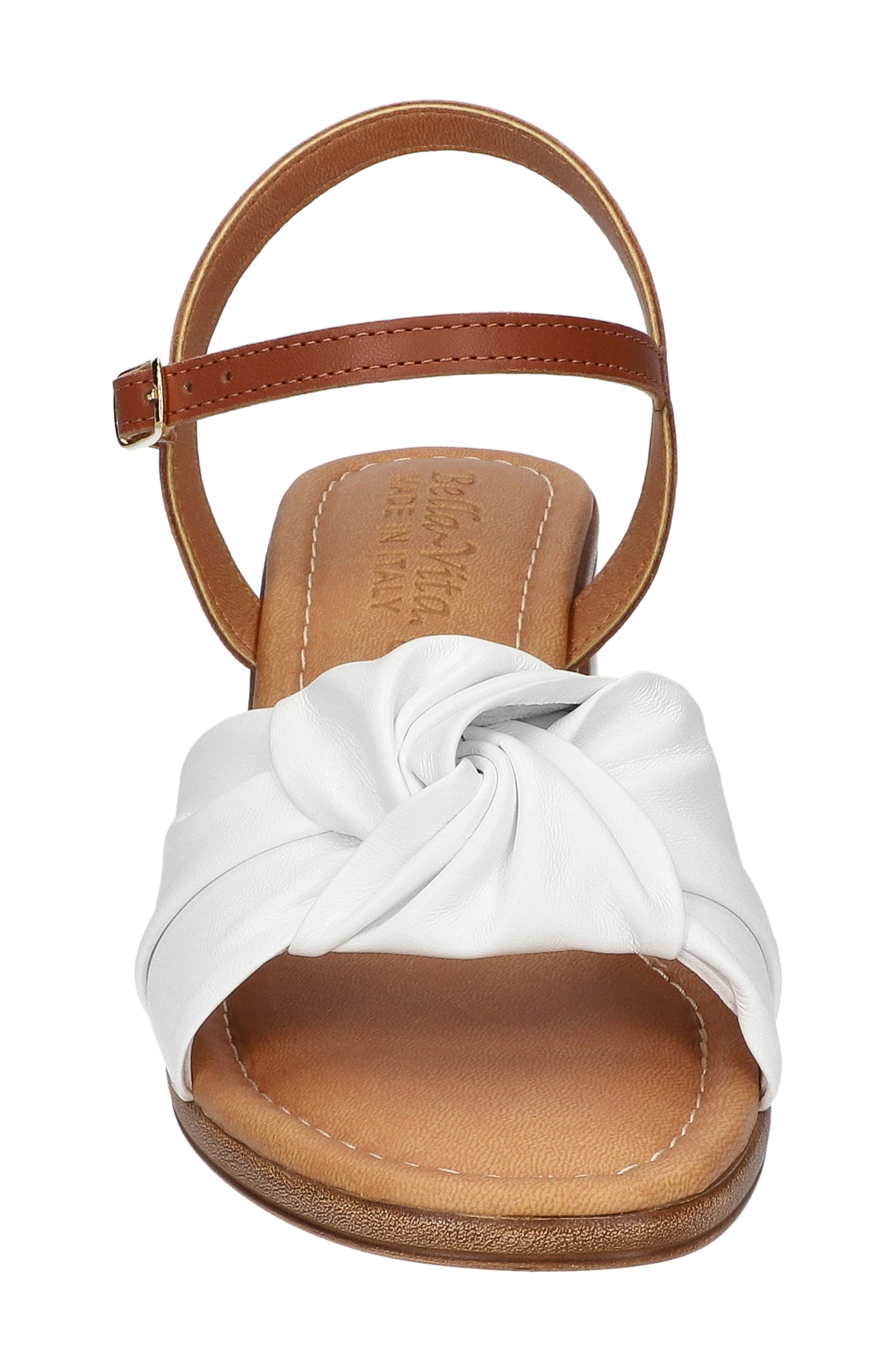 Ave-Italy Ankle Strap Sandal, Alternate, color, WHITE