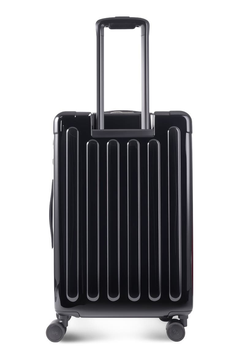 Nostos Glossy Medium Spinner Suitcase, Alternate, color, NOCTURNE
