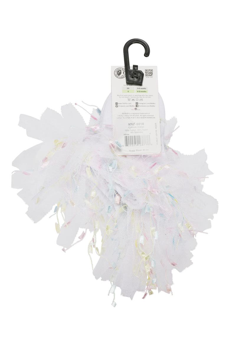 Confetti Anklet Sock, Alternate, color, White