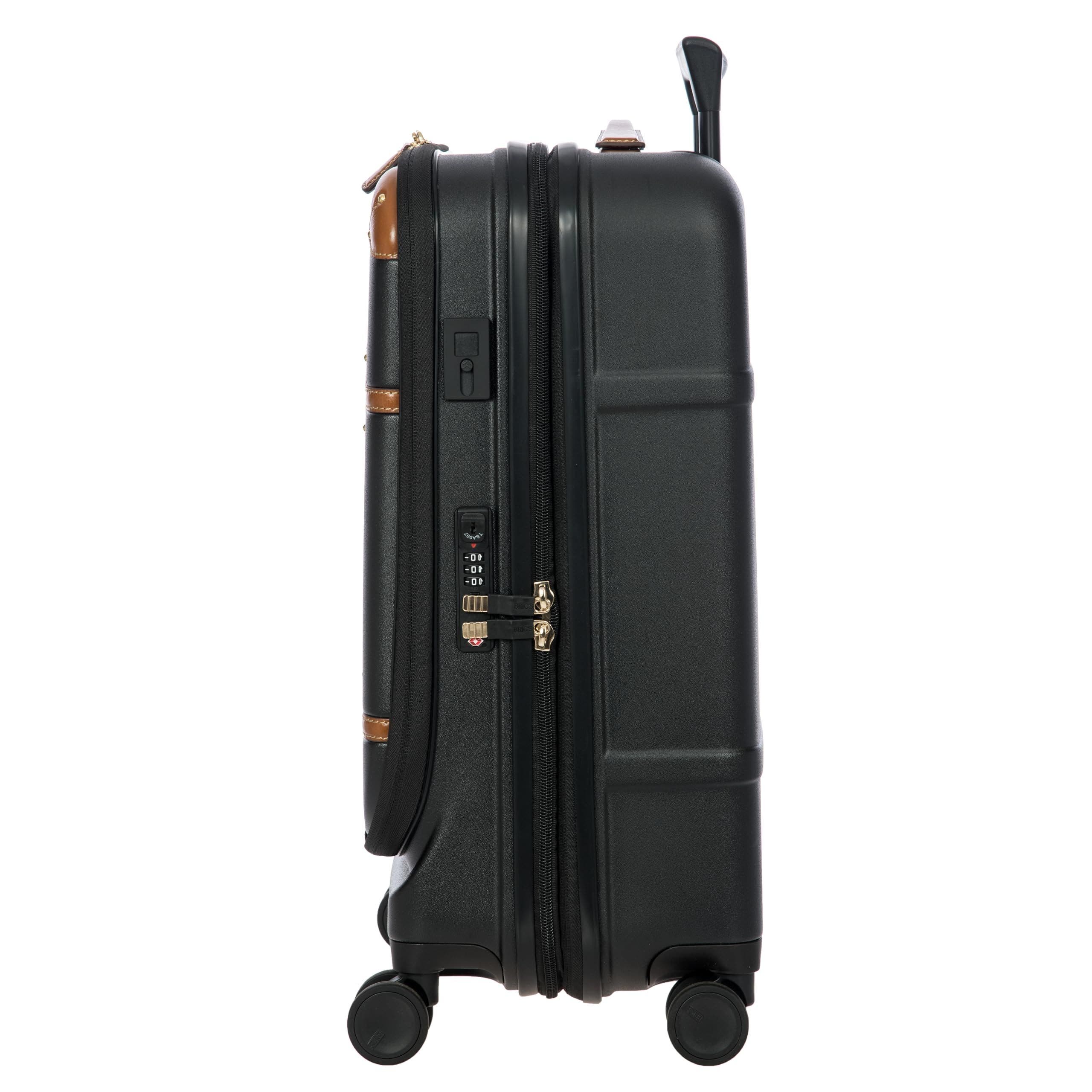 Bric's Bellagio 3.0 21" Carry-On Expandable Spinner w/Pocket, Alternate, color, Black