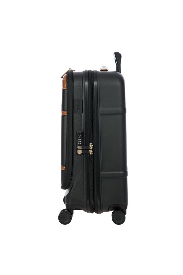 Bellagio 3.0 Hardside Expandable 21" Carry On Spinner Luggage with Pocket, Alternate, color, Black