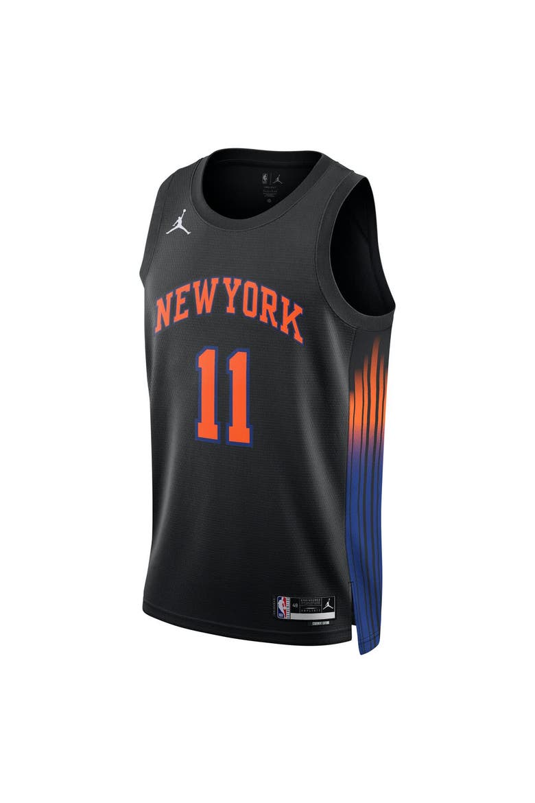 Unisex Jordan Brand Jalen Brunson Black New York Knicks Swingman