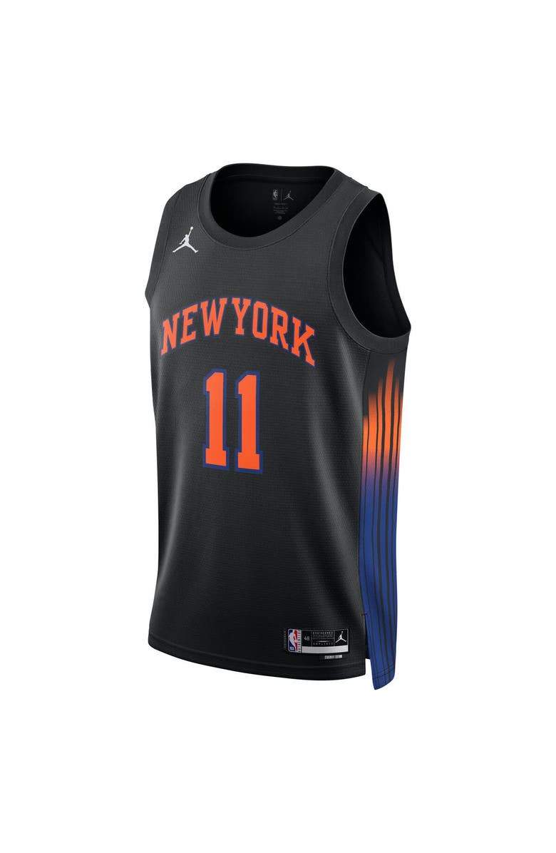 Jordan Brand Unisex Jordan Brand Jalen Brunson Black New York Knicks Swingman Jersey - Statement Edition, Alternate, color, Black