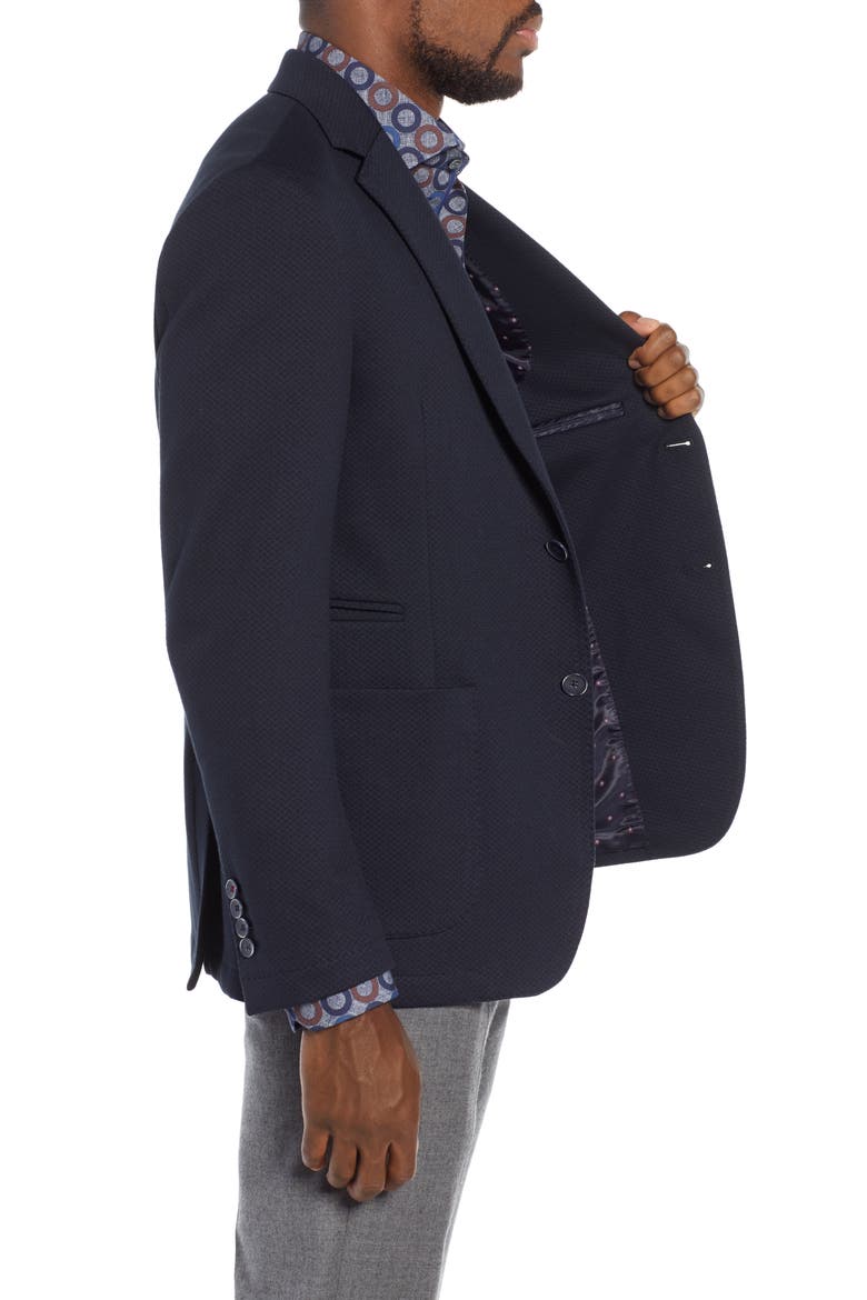 Stretch Cotton Sport Coat, Alternate, color, MIDNIGHT