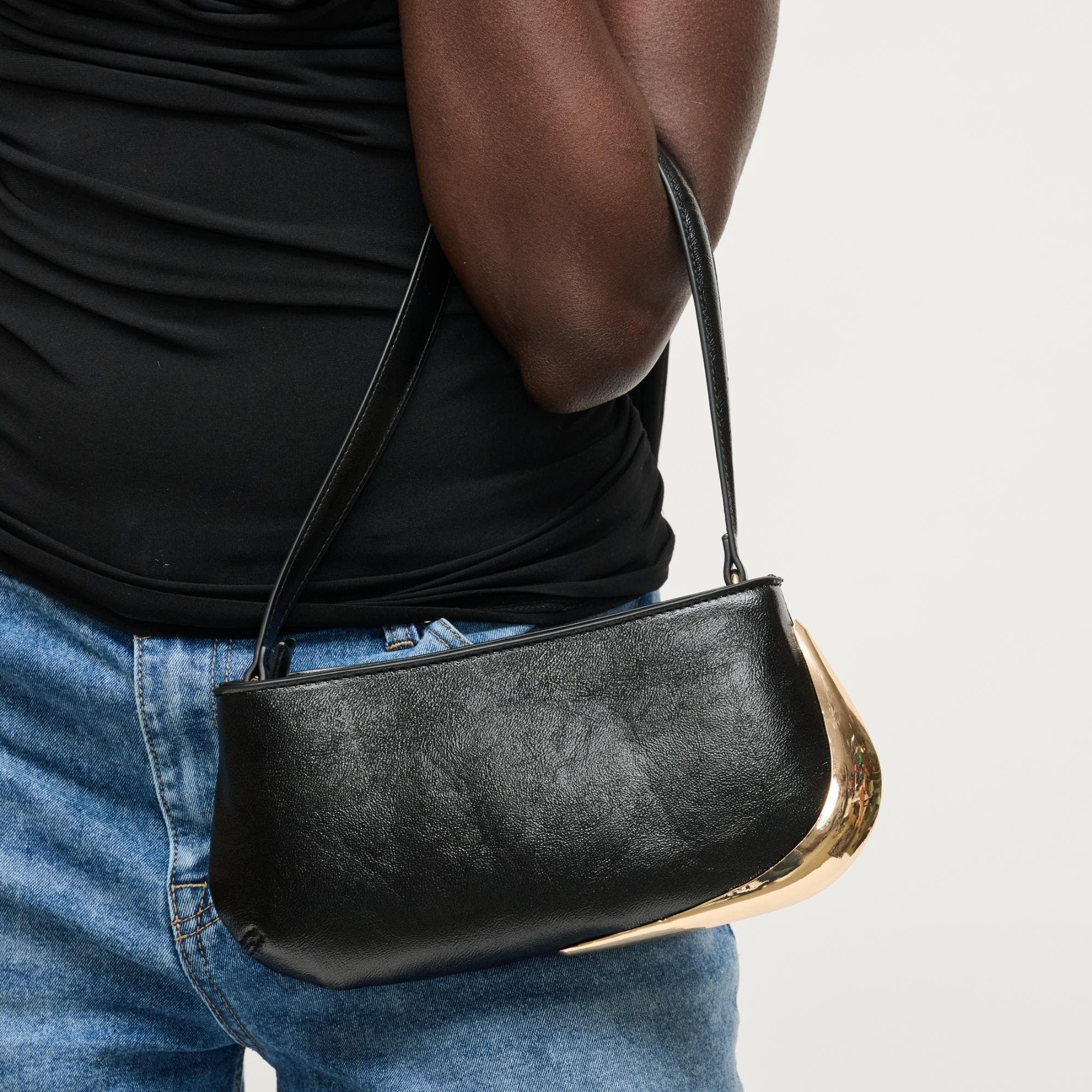 URBAN EXPRESSIONS HANDBAGS Cooper Shoulder Bag, Main, color, Black
