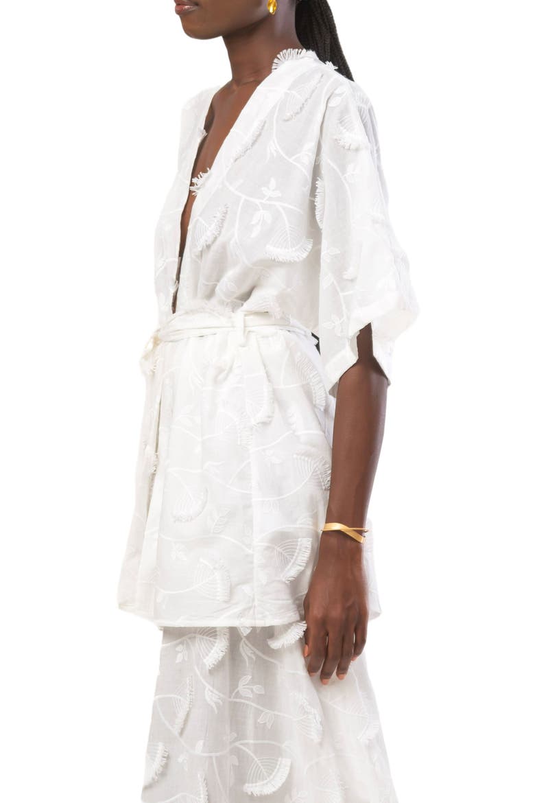 Cabana Duster, Alternate, color, Kheff Blanc