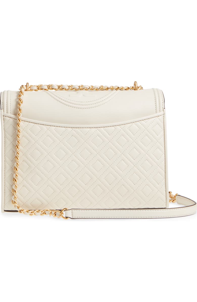 Tory Burch Fleming Quilted Lambskin Leather Convertible Shoulder Bag, Alternate, color,
