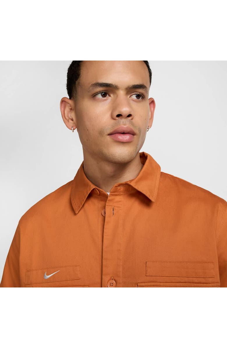 Nike Men's Nike Burnt Orange Club America CA x CA Woven Button-Down Shirt, Alternate, color, Burnt Orange