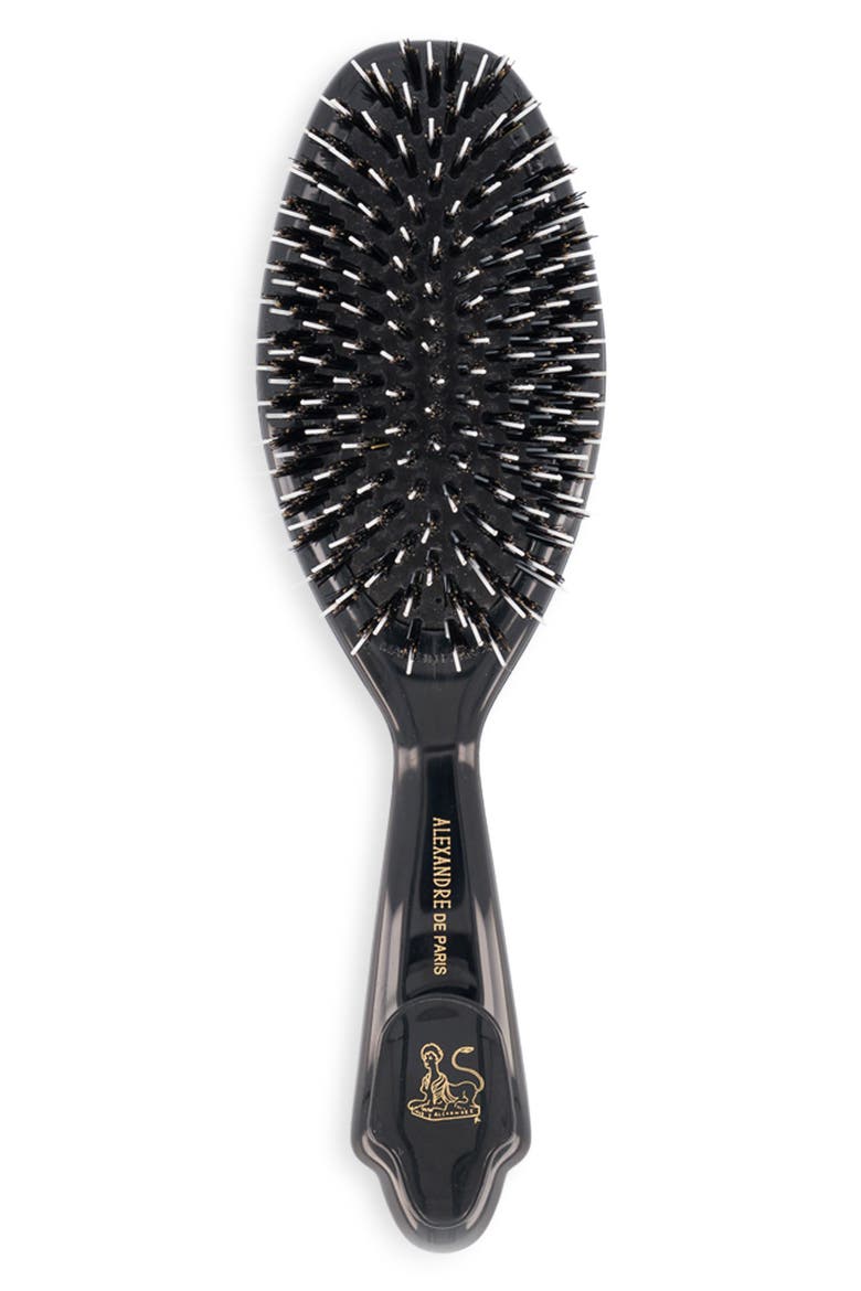 La Charmante Smoothing Detangling Hairbrush, Alternate, color, BLACK